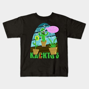 Cactus Kaktus poop Watchers Cartoon Kids T-Shirt